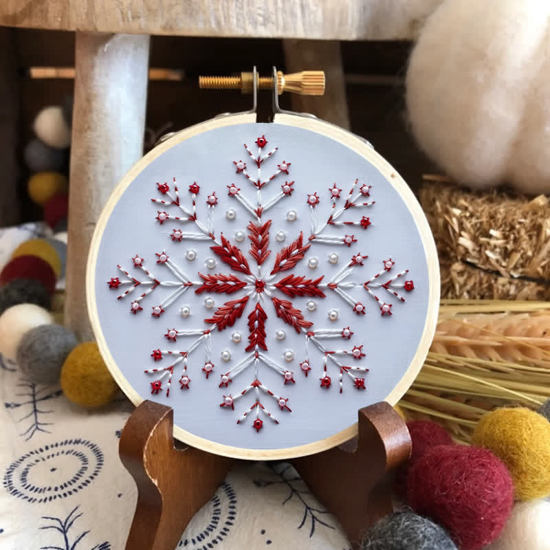 Rubbyoo Embroidery Kit - Christmas Snowflake - image 3