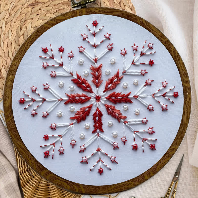 Rubbyoo Embroidery Kit - Christmas Snowflake - image 8