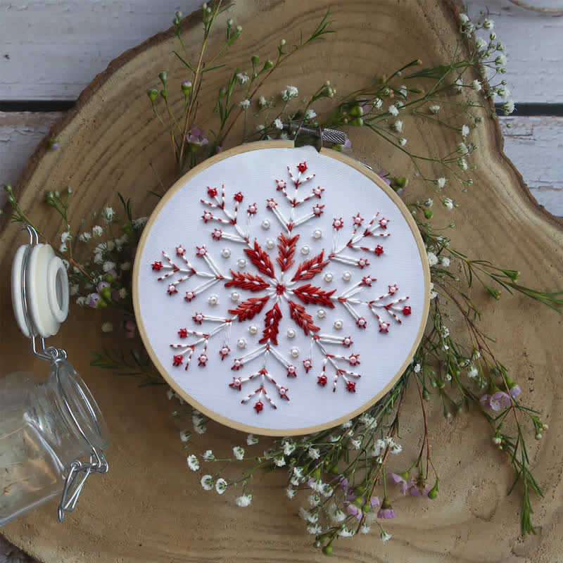 Rubbyoo Embroidery Kit - Christmas Snowflake - image 4