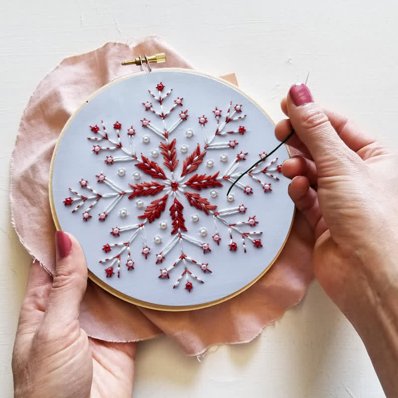Rubbyoo Embroidery Kit - Christmas Snowflake - image 5