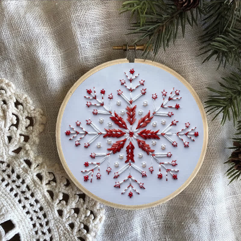 Rubbyoo Embroidery Kit - Christmas Snowflake - image 7