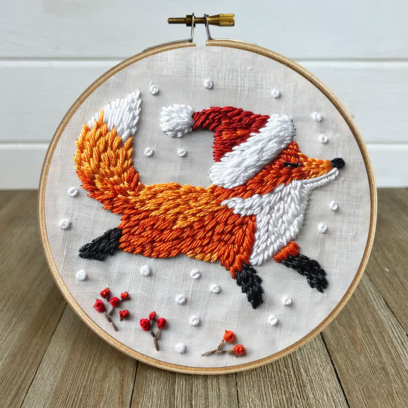 Rubbyoo Embroidery Kit - Running Red Fox  - image 5