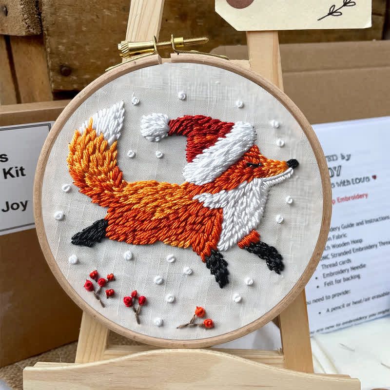 Rubbyoo Embroidery Kit - Running Red Fox  - image 4