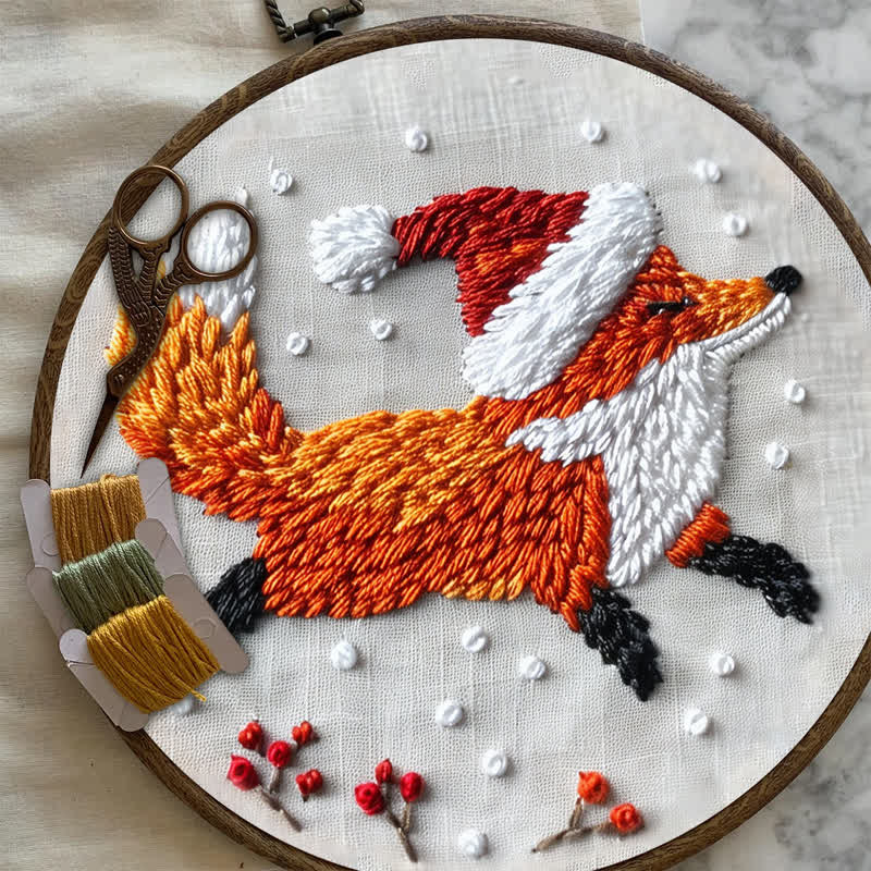 Rubbyoo Embroidery Kit - Running Red Fox  - image 6