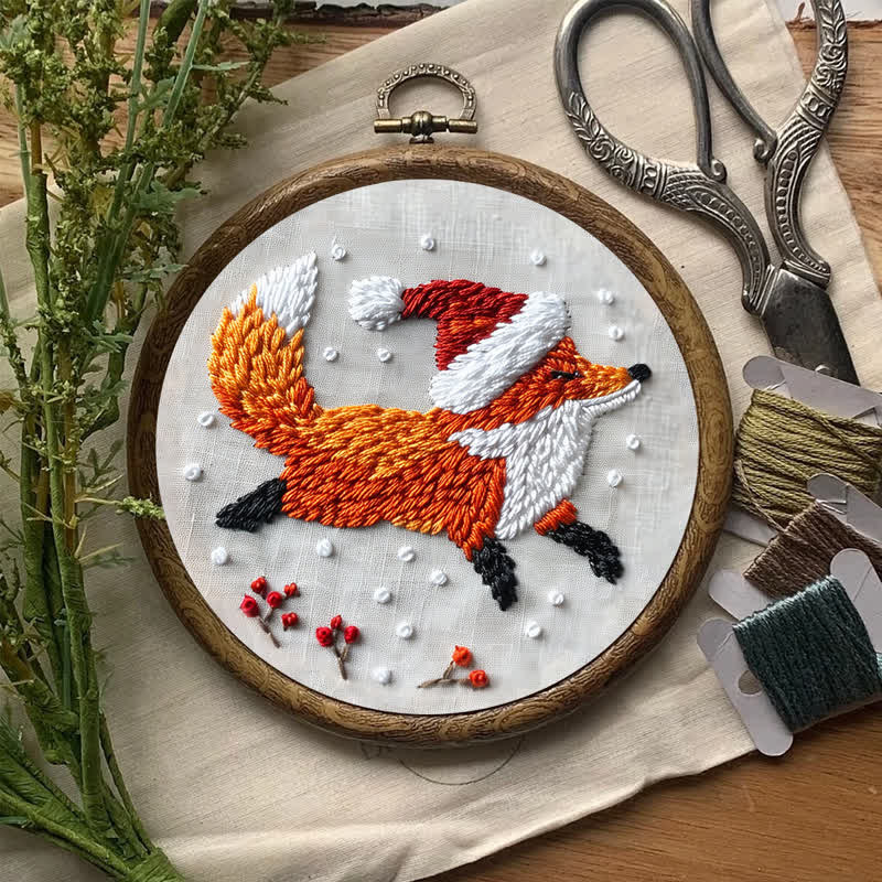 Rubbyoo Embroidery Kit - Running Red Fox  - image 7