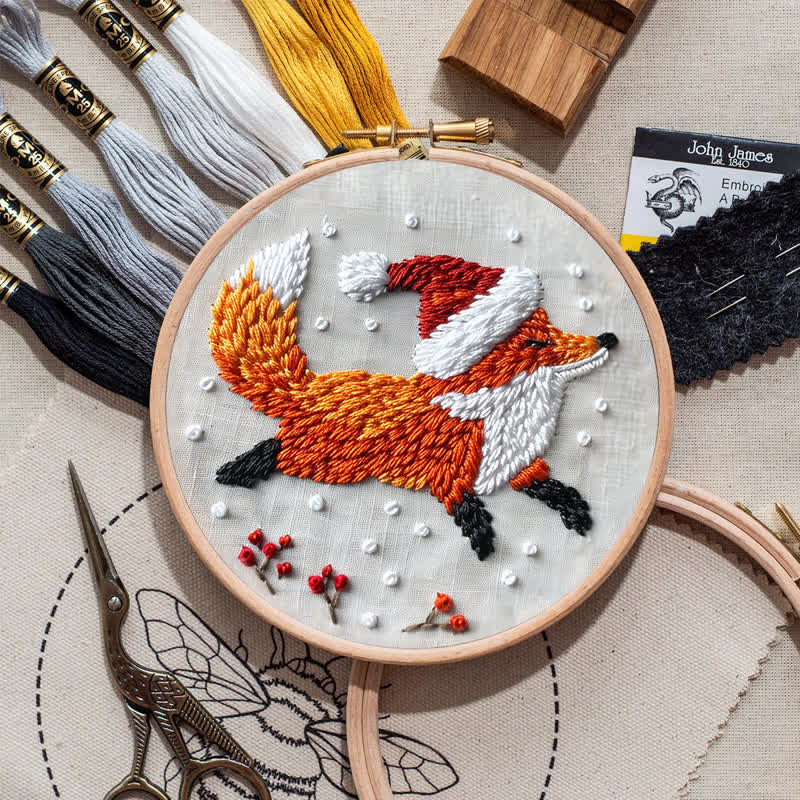Rubbyoo Embroidery Kit - Running Red Fox  - image 8