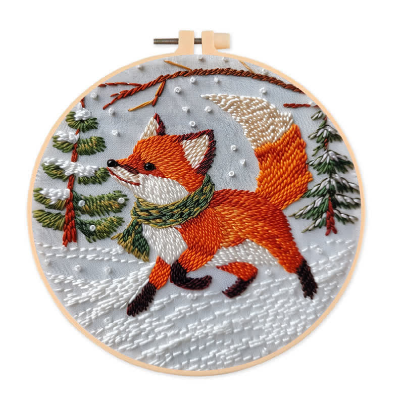 Rubbyoo Embroidery Kit - Cute  Red Fox  - image 0