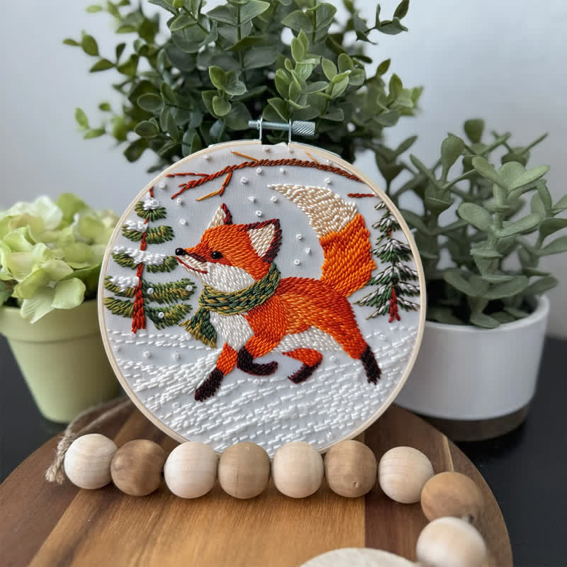 Rubbyoo Embroidery Kit - Cute  Red Fox  - image 2