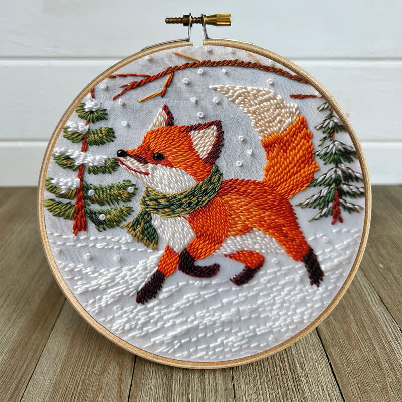 Rubbyoo Embroidery Kit - Cute  Red Fox  - image 4