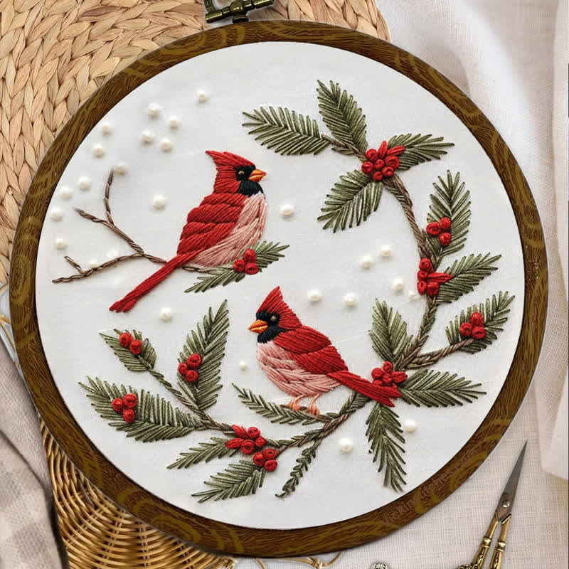 Rubbyoo Embroidery Kit - Cardinals - image 7