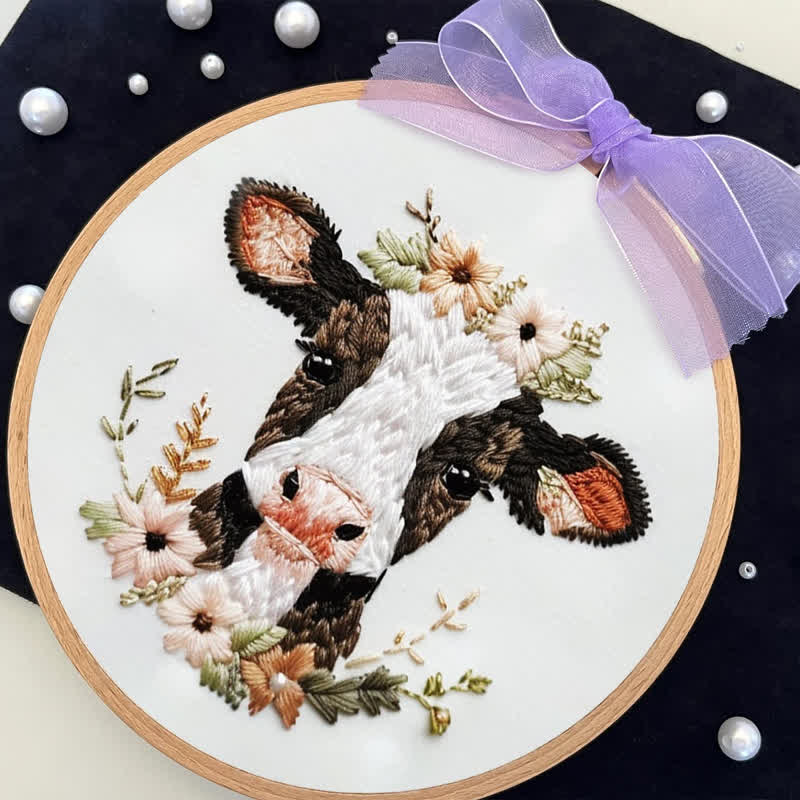 Rubbyoo Embroidery Kit - Cow - image 4