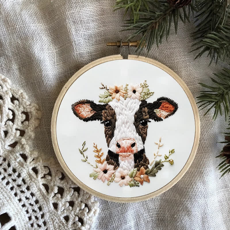 Rubbyoo Embroidery Kit - Cow - image 7