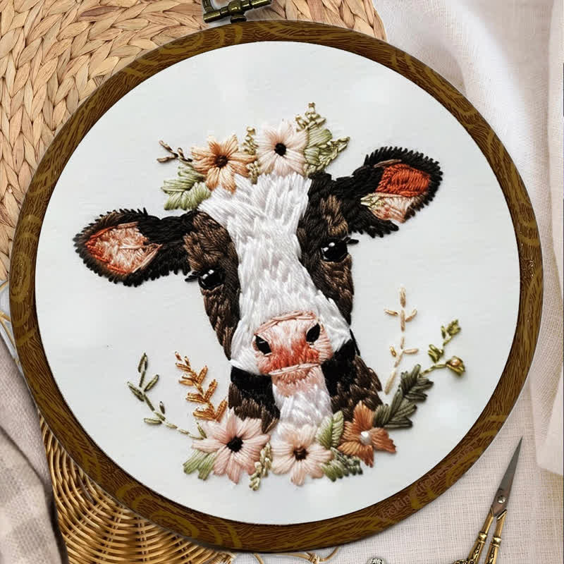 Rubbyoo Embroidery Kit - Cow - image 6