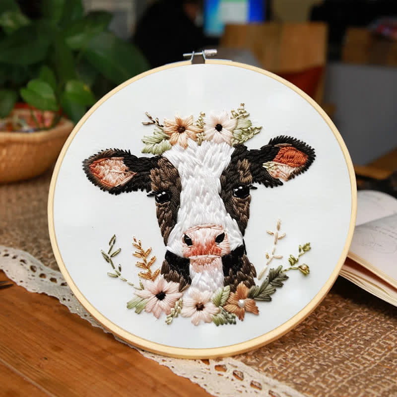 Rubbyoo Embroidery Kit - Cow - image 2