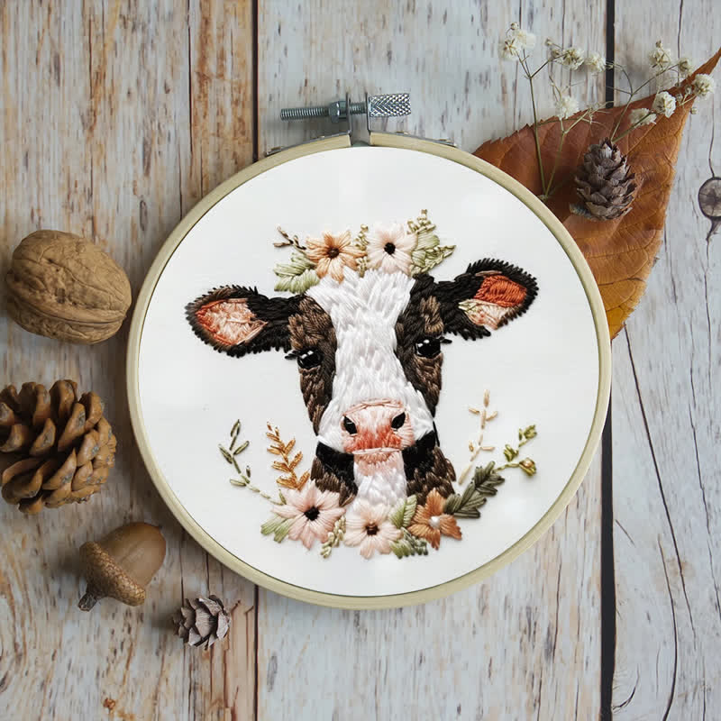 Rubbyoo Embroidery Kit - Cow - image 5