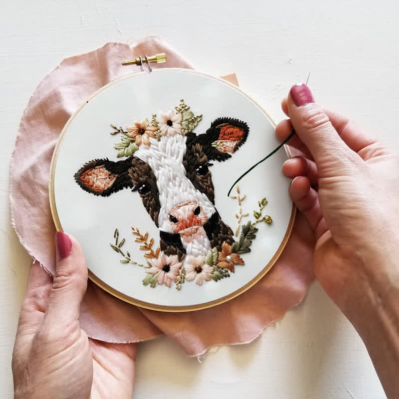 Rubbyoo Embroidery Kit - Cow - image 3