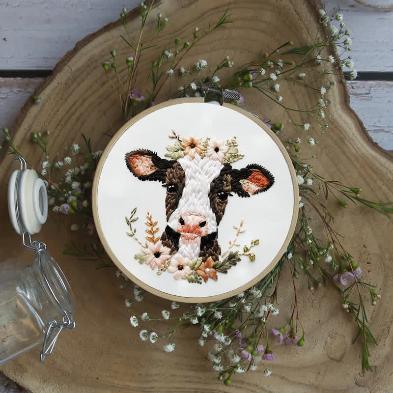 Rubbyoo Embroidery Kit - Cow - image 8