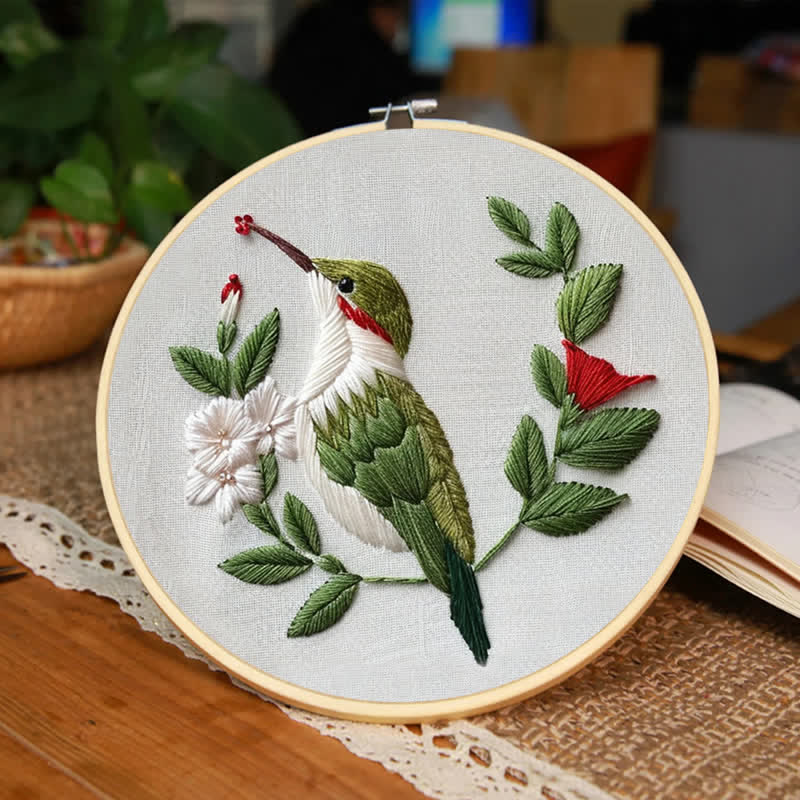 Rubbyoo Embroidery Kit - Hummingbird - image 1