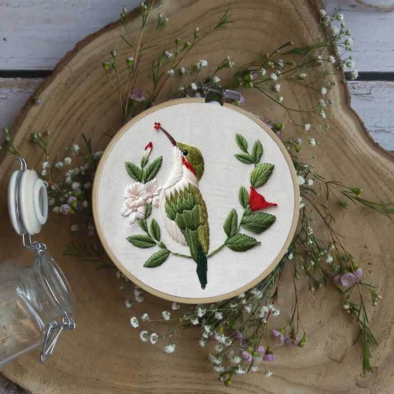 Rubbyoo Embroidery Kit - Hummingbird - image 6