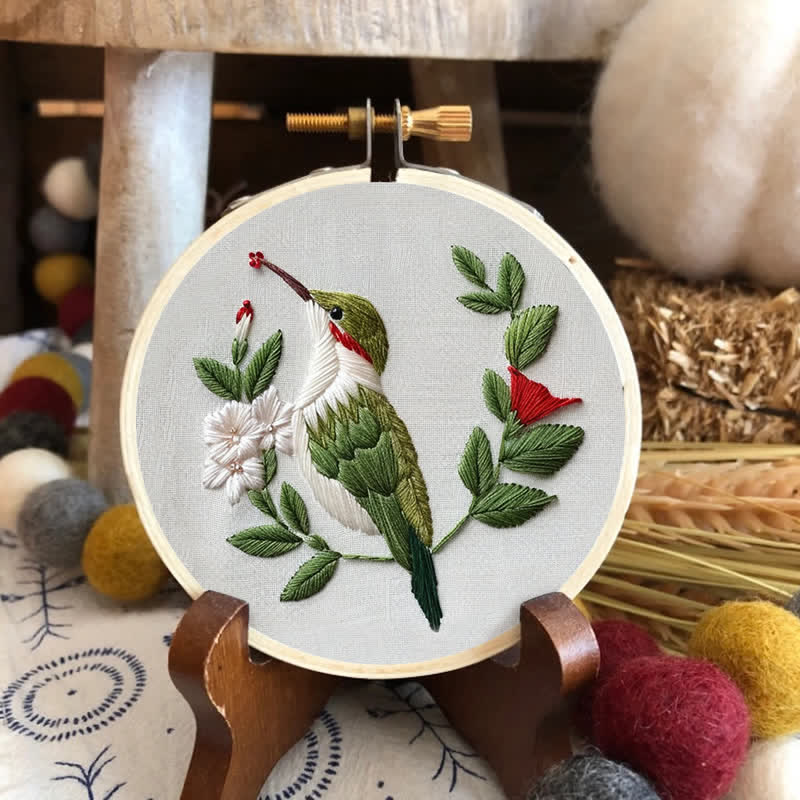 Rubbyoo Embroidery Kit - Hummingbird - image 5