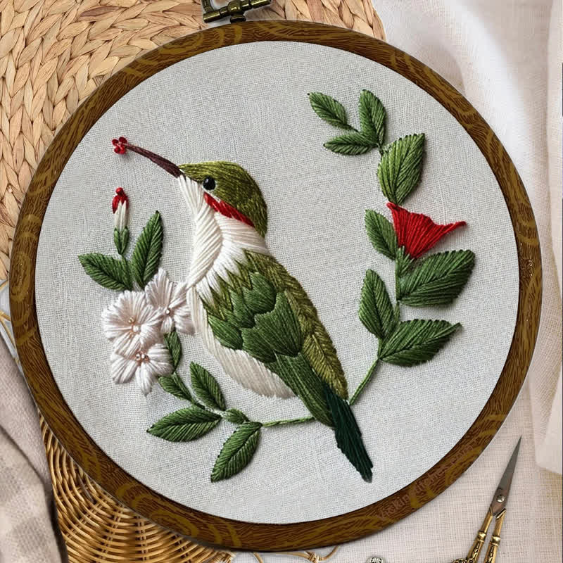 Rubbyoo Embroidery Kit - Hummingbird - image 4