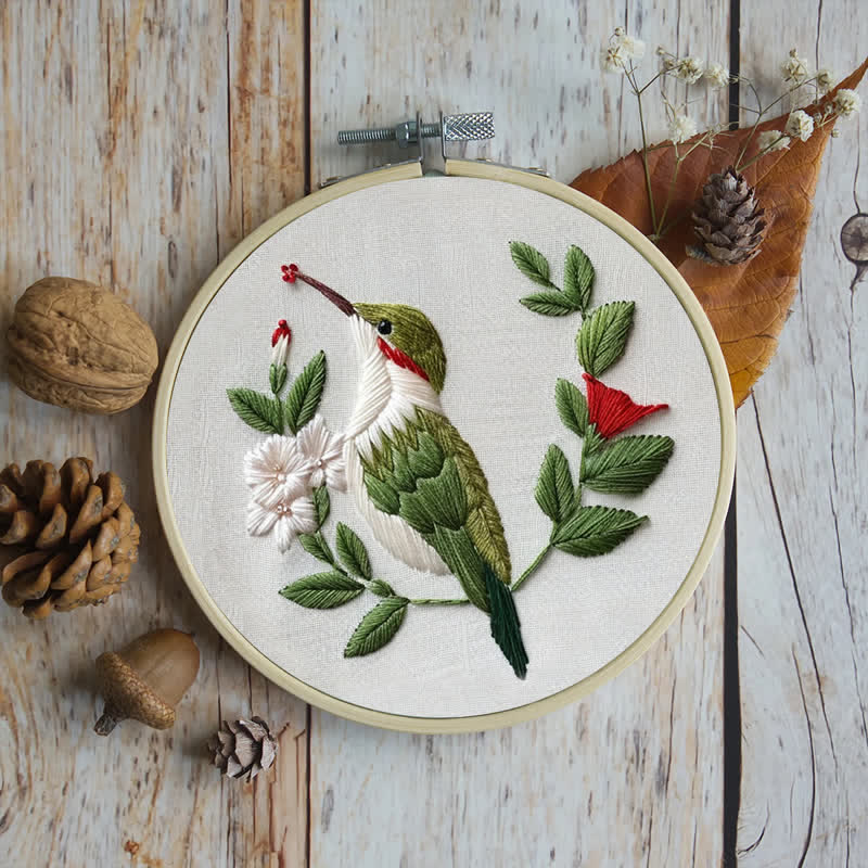 Rubbyoo Embroidery Kit - Hummingbird - image 8