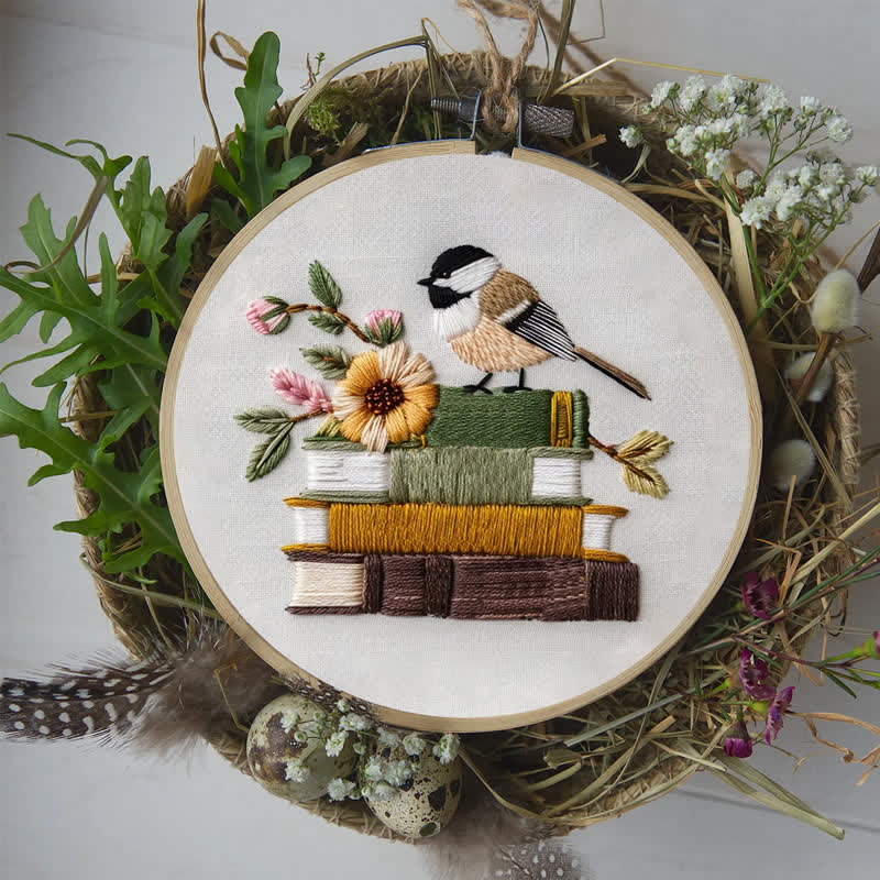 Rubbyoo Embroidery Kit - Reading Time - image 6