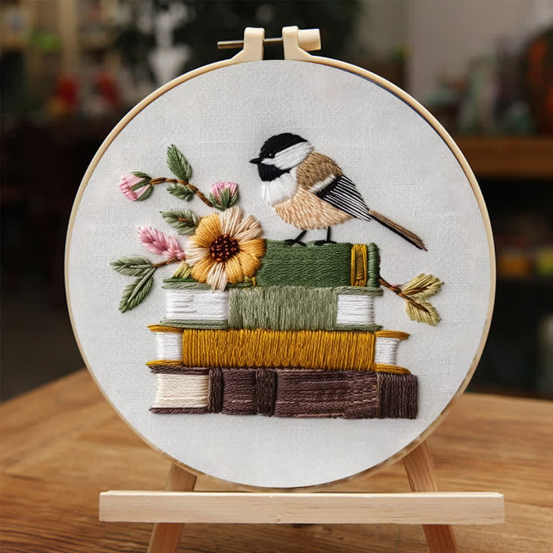 Rubbyoo Embroidery Kit - Reading Time - image 3