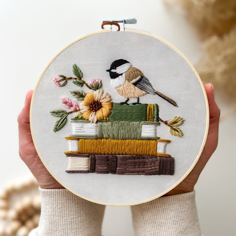 Rubbyoo Embroidery Kit - Reading Time - image 2