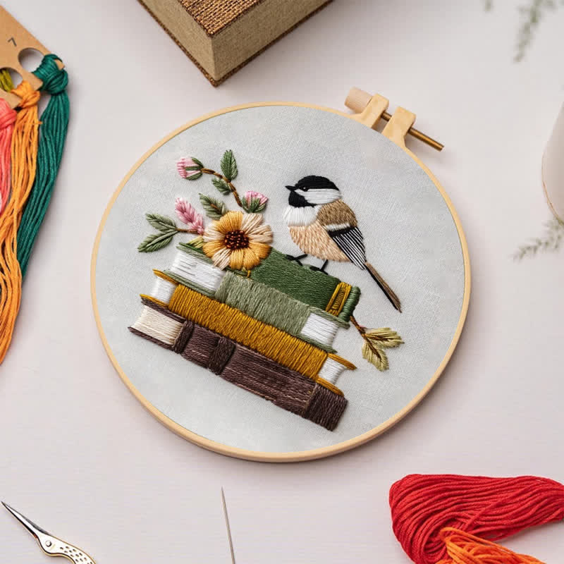 Rubbyoo Embroidery Kit - Reading Time - image 4