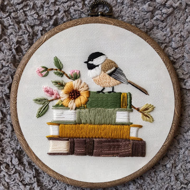 Rubbyoo Embroidery Kit - Reading Time - image 8