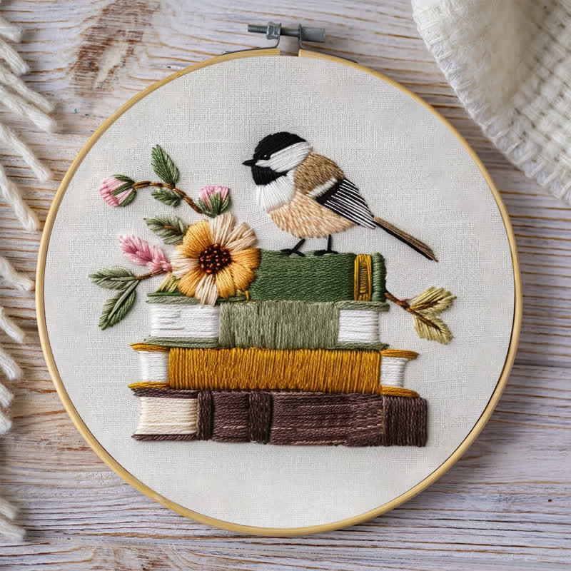 Rubbyoo Embroidery Kit - Reading Time - image 7