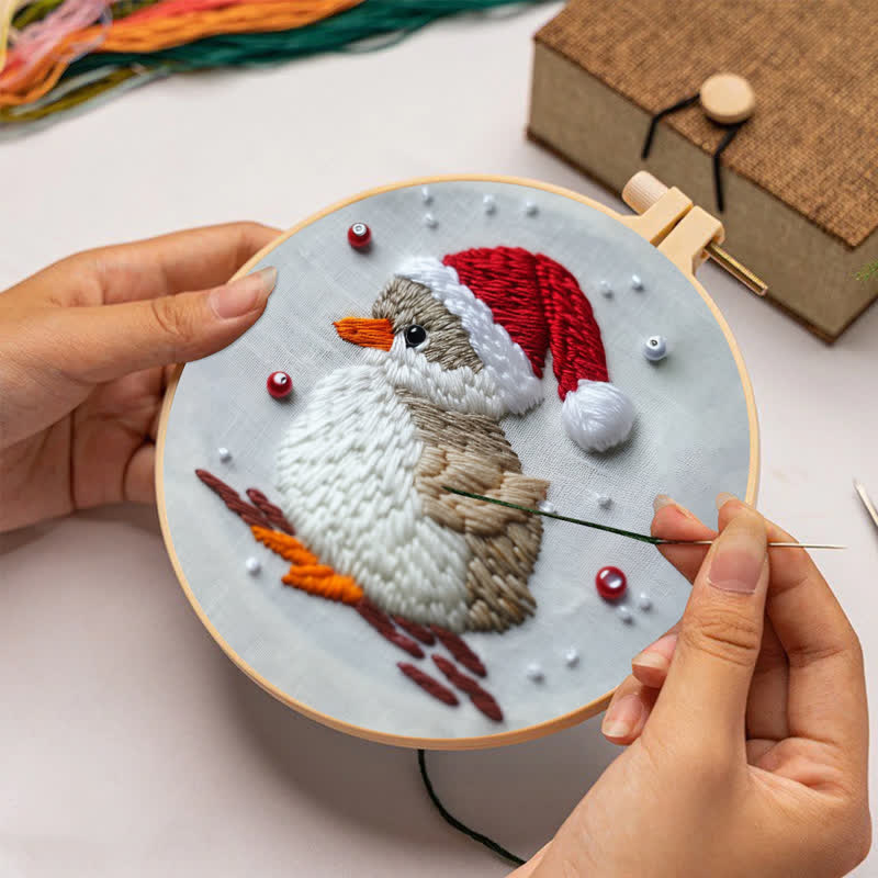Rubbyoo Embroidery Kit - Early Bird Christmas Gift  - image 2