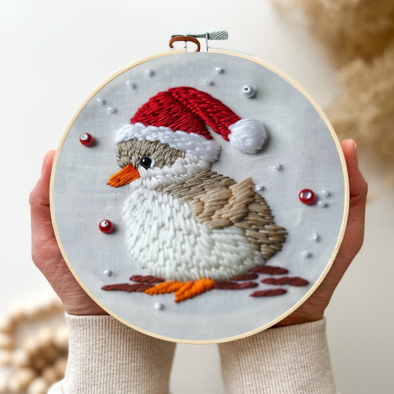 Rubbyoo Embroidery Kit - Early Bird Christmas Gift  - image 1