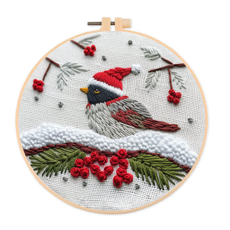 Rubbyoo Embroidery Kit - "Little sparrow"  Christmas Gift  - image 0