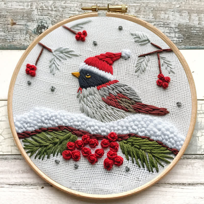 Rubbyoo Embroidery Kit - "Little sparrow"  Christmas Gift  - image 5
