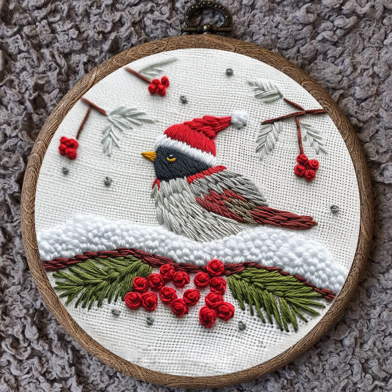 Rubbyoo Embroidery Kit - "Little sparrow"  Christmas Gift  - image 7