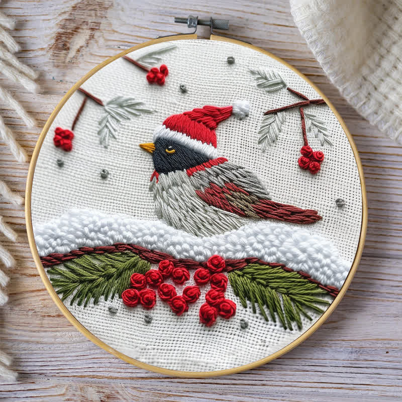 Rubbyoo Embroidery Kit - "Little sparrow"  Christmas Gift  - image 6
