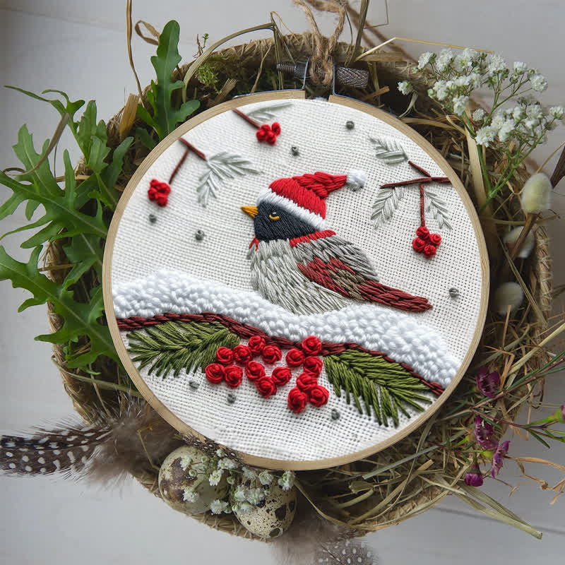 Rubbyoo Embroidery Kit - "Little sparrow"  Christmas Gift  - image 8