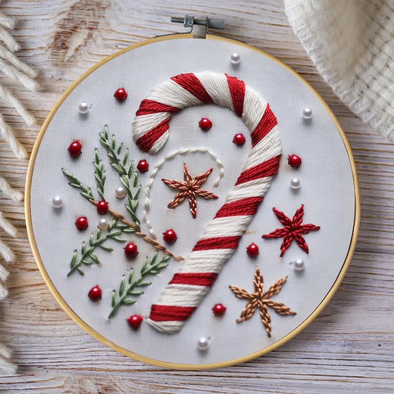 Rubbyoo Embroidery Kit -"Magnificent Mini - Candy Cane" - image 7