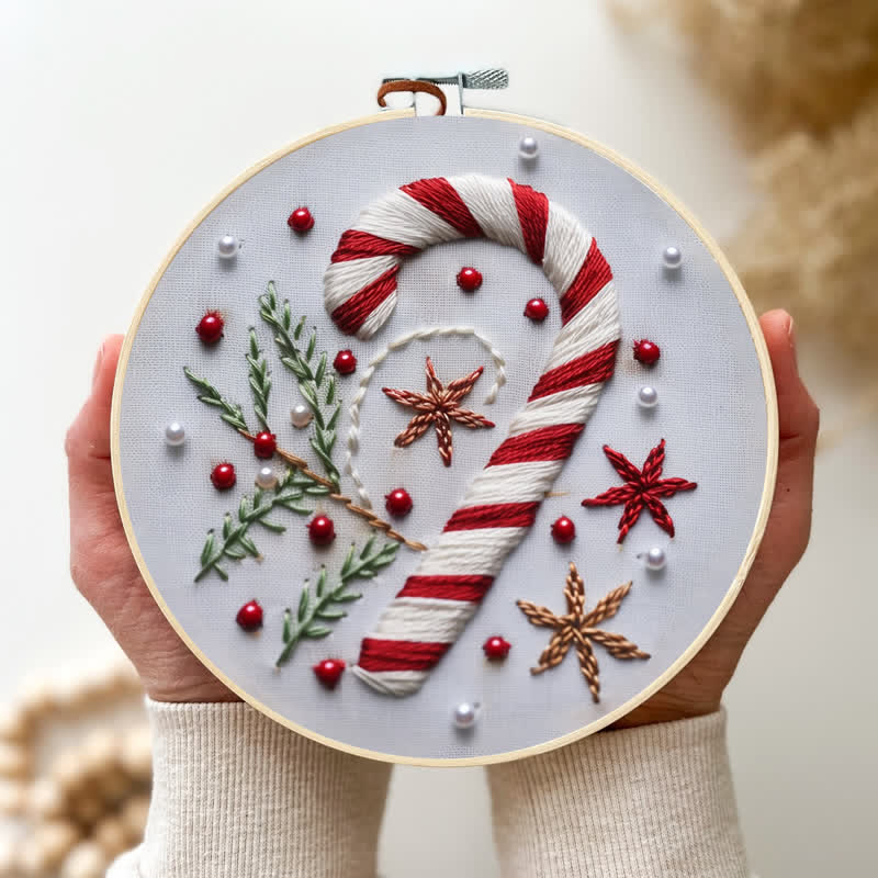 Rubbyoo Embroidery Kit -"Magnificent Mini - Candy Cane" - image 5