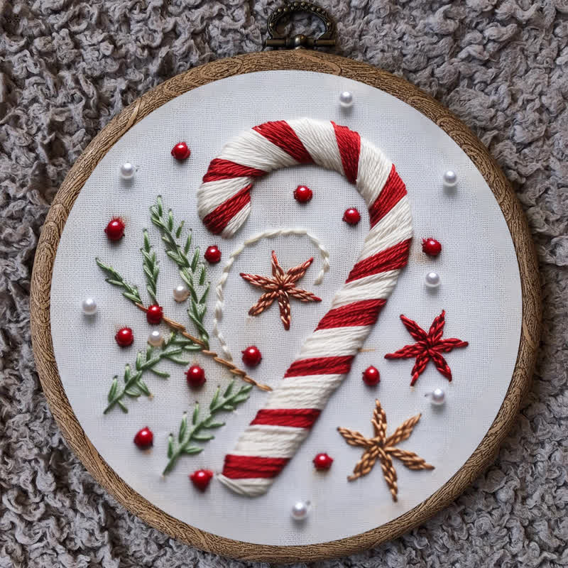 Rubbyoo Embroidery Kit -"Magnificent Mini - Candy Cane" - image 8
