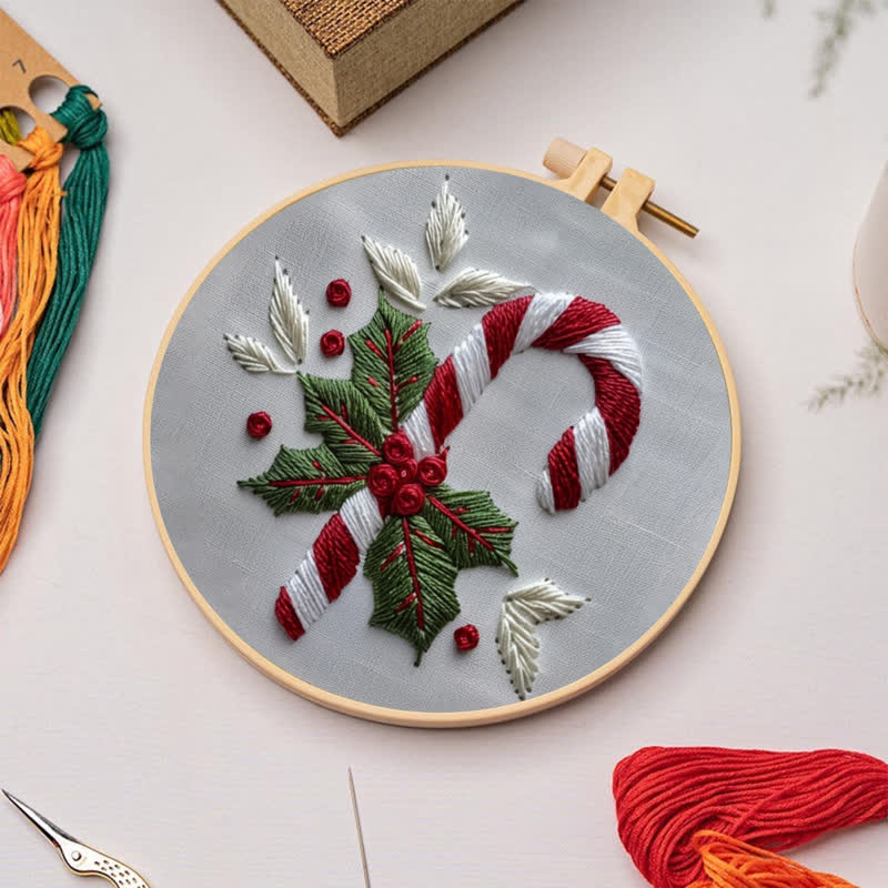 Rubbyoo Embroidery Kit - Candy Cane - image 4