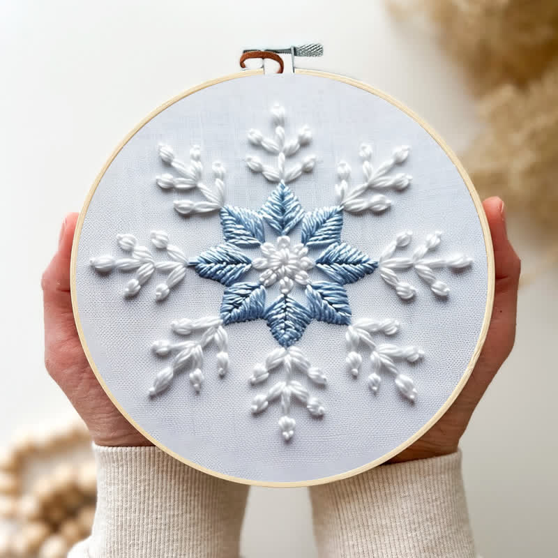 Rubbyoo Embroidery Kit - Snowflakes - image 2