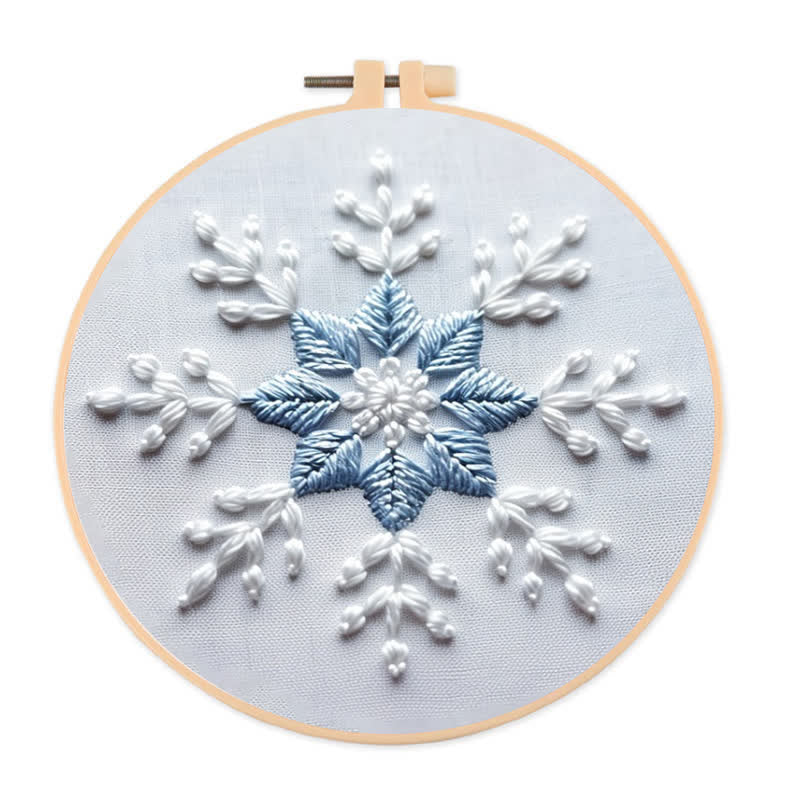 Rubbyoo Embroidery Kit - Snowflakes - image 0