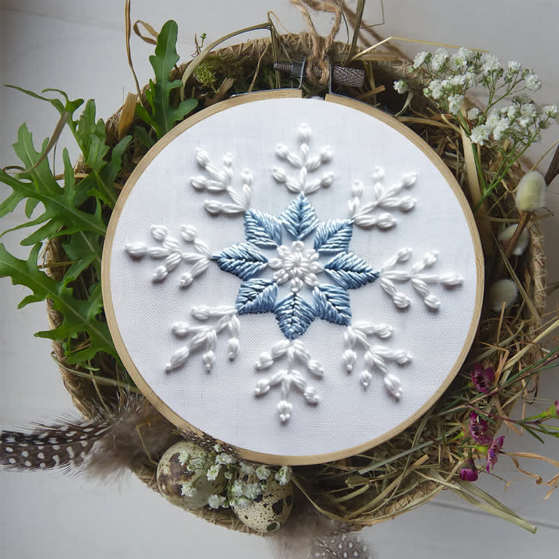 Rubbyoo Embroidery Kit - Snowflakes - image 7
