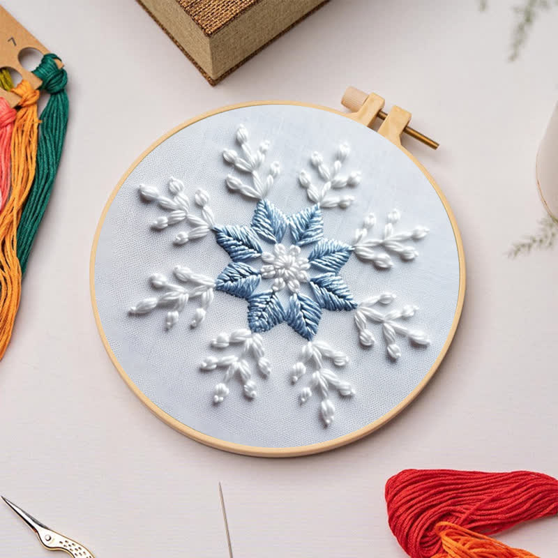 Rubbyoo Embroidery Kit - Snowflakes - image 4
