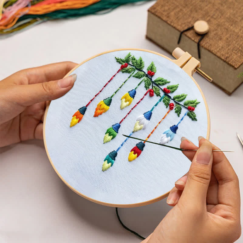 Rubbyoo Embroidery Kit - Christmas Light-2 - image 1