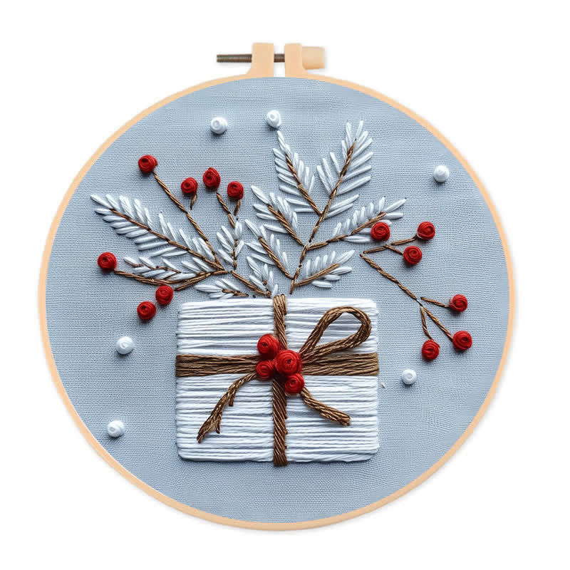 Rubbyoo Embroidery Kit - Christmas Gift Box - image 0
