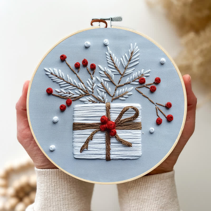 Rubbyoo Embroidery Kit - Christmas Gift Box - image 2